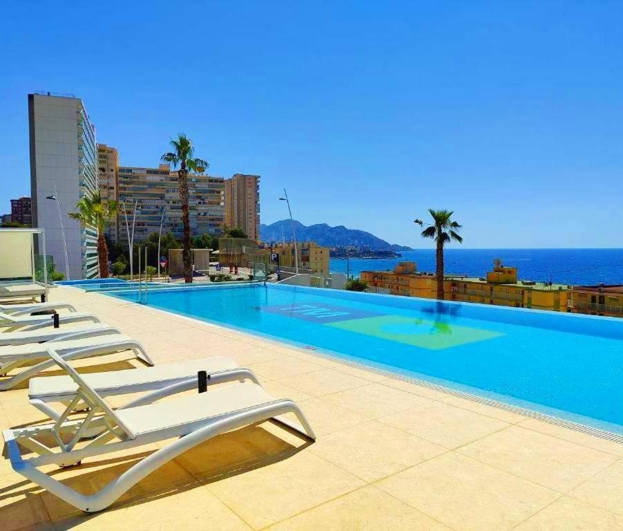 Sunset Cliffs Beach Benidorm Bagian luar foto