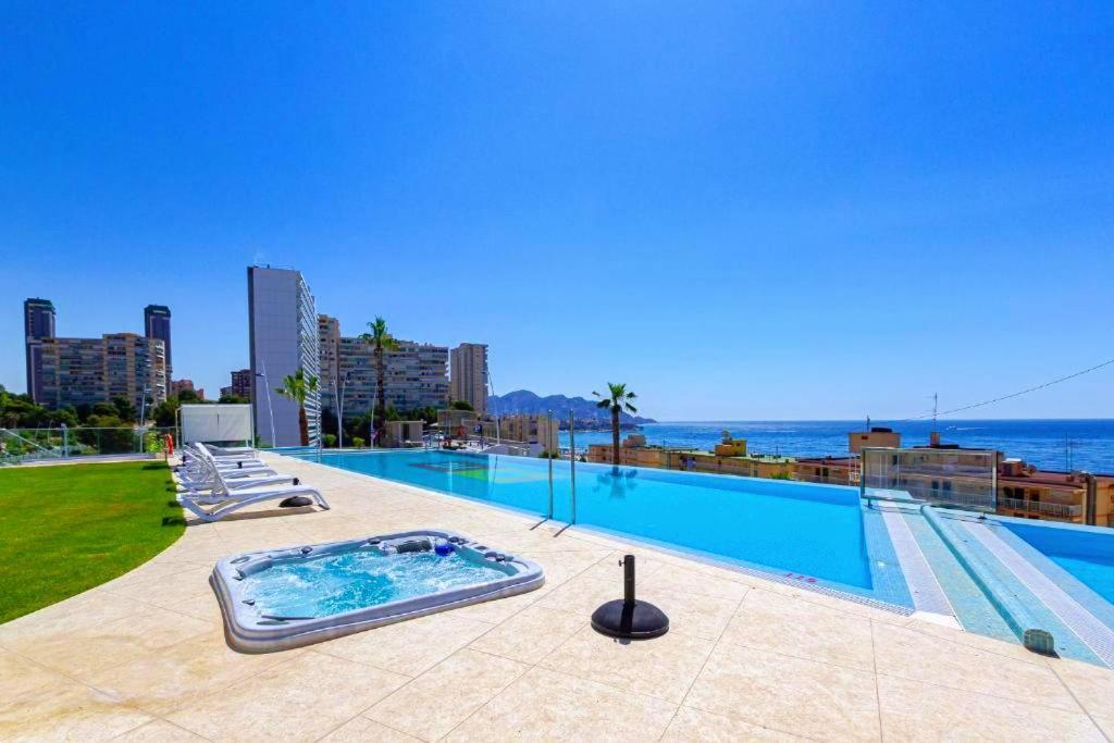 Sunset Cliffs Beach Benidorm Bagian luar foto